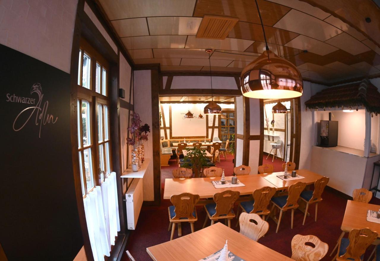 Gasthof & Pension "Schwarzer Adler" 마써베르크 외부 사진
